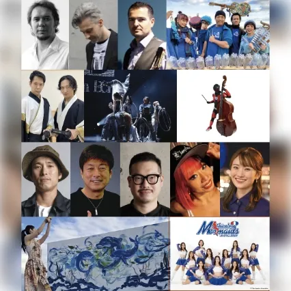 海辺のステージライブ